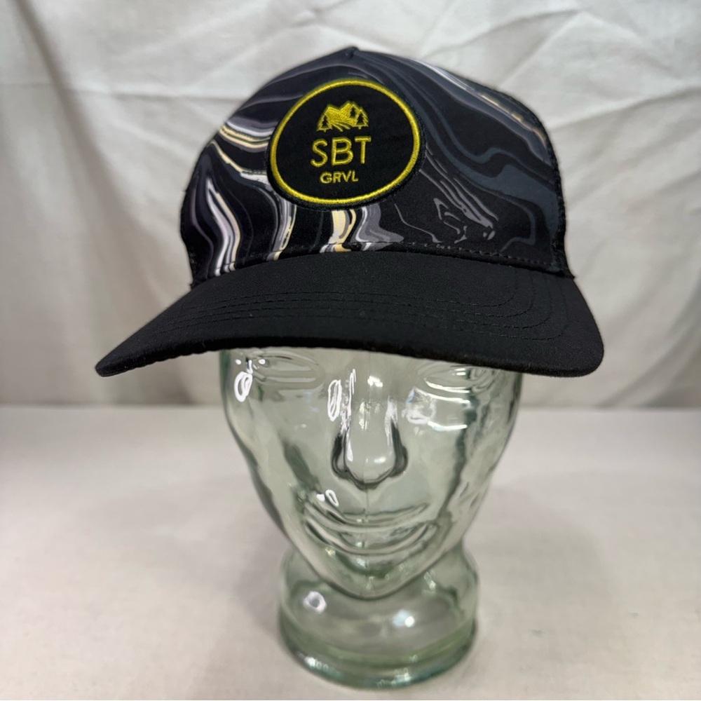 Black, Gray and Yellow SBT GRVL Cap
